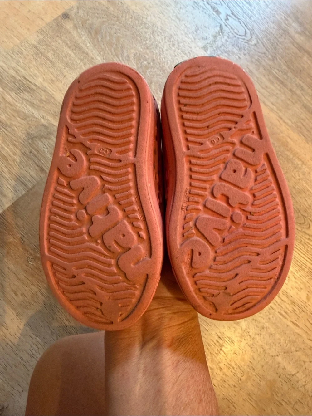 Native Jefferson Kids Slip-On Water Shoes in Coral Pink